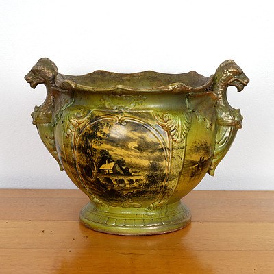 Thomas Forester & Sons Griffin Jardiniere, Circa 1891-1912