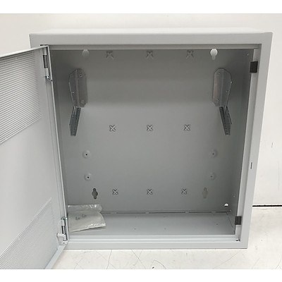 Hoffman Gray Wall-Mountable Distribution Cabinet