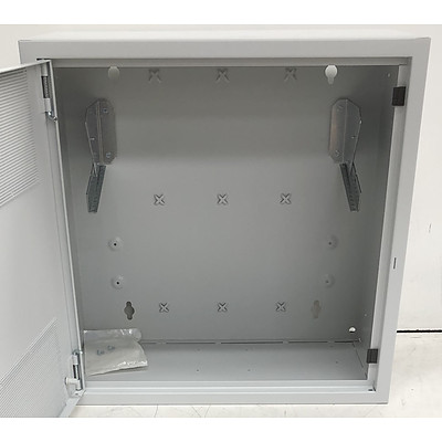 Hoffman Gray Wall-Mountable Distribution Cabinet