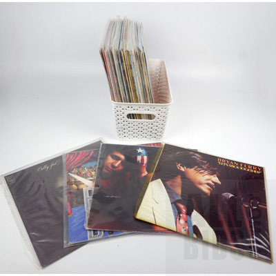 40 Vinyl LP 12 Inch Records Including Don McLean, Bryan Ferry,Ringo Starr, Billy Joel and More
