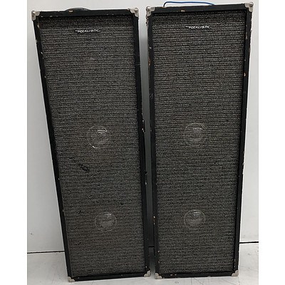 Realistic PA-800 60w Speakers - Lot of Two