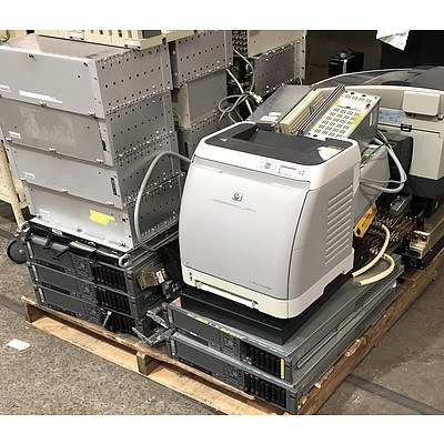 Bulk Lot of Assorted IT and AV Equipment - Servers, Broadcasting Appliances & Printers