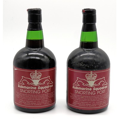 Tyrrell's Submarine Squadron Snorting Port 750 ml - Lot of Two Bottles (2)
