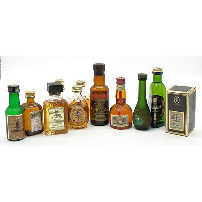 12 Various Miniature Spirits and other Liquors