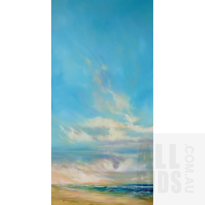 Tanya Nelipa (born 1956), Blue Sky, Oil on Canvas