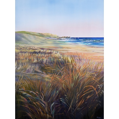 Tanya Nelipa (born 1956), Towards the Headland, Oil on Canvas