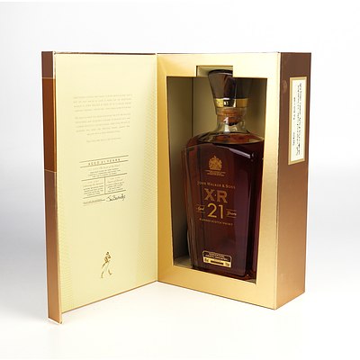 Johnnie Walker & Sons XR Aged 21 Years Blended Scotch Whiskey - Bottle JWK 70424 XR - 700ml in Presentation Box