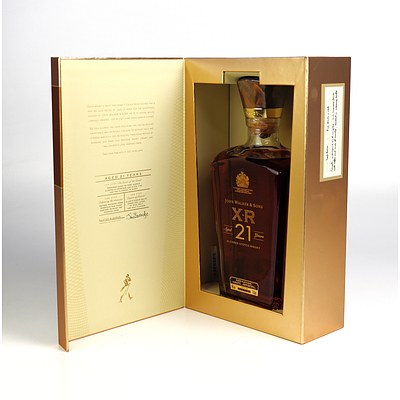 Johnnie Walker & Sons XR Aged 21 Years Blended Scotch Whiskey - Bottle JWK 86139 XR - 700ml in Presentation Box
