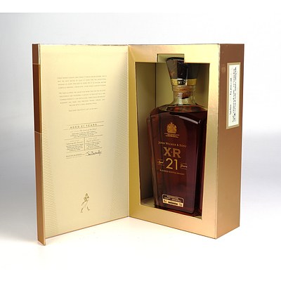 Johnnie Walker & Sons XR Aged 21 Years Blended Scotch Whiskey - Bottle JWK 70428 XR - 700ml in Presentation Box