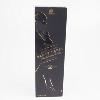 Johnnie Walker Black Label Blended Scotch Whiskey - Aged 12 Years - 700ml in Presentation Box