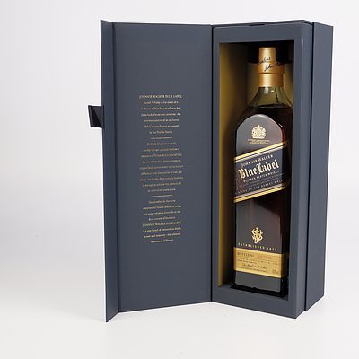 Johnnie Walker Blue Label Blended scotch Whiskey - Bottle No 74459 - 700ml in Presentation Case
