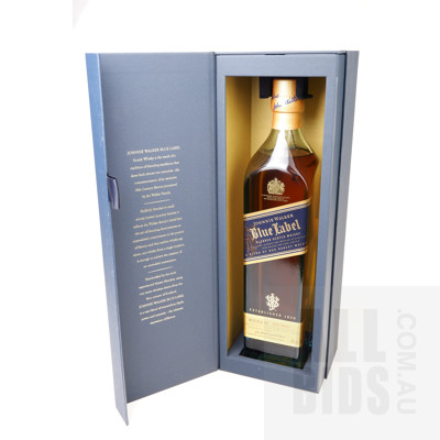 Johnnie Walker Blue Label Blended Scotch Whisky, Bottle No IC0 74423 - 700ml in Presentation Box