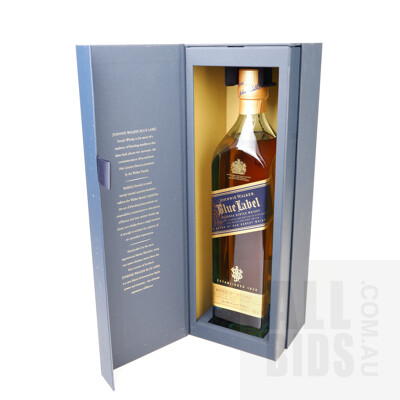 Johnnie Walker Blue Label Blended Scotch Whisky, Bottle No IC0 74429 - 700ml in Presentation Box
