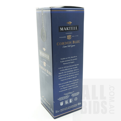 Martell Cordon Blue Cognac Extra Old Cognac 700ml in Presentation Box