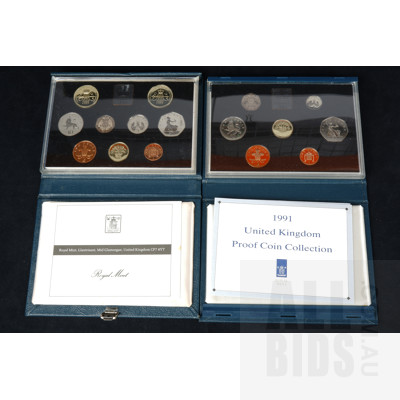 1989 & 1991 United Kingdom Proof Coin Collections