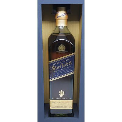 Johnnie Walker Blue Label Blended Scotch Whisky, Bottle No IC0 49473 - 700ml in Presentation Box