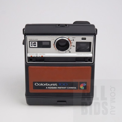 Two Vintage Kodak Colorburst 100 Instant Cameras in Original Box