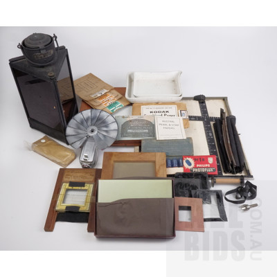 Antique and Vintage Photography and Developing Sundries