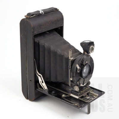 Vintage Kodak Folding Camera with Original Manual