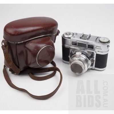 Vintage Braun Paxette Camera with Zeiss Ikon Leather Case