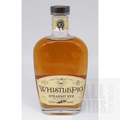 Whistle Pig Straight Rye Whiskey 750 ml
