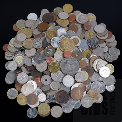 Collection of International Coins Including: Canada, United States, Japan, Europe and More