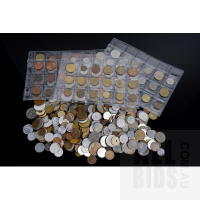 Collection of International Coins Including: Namibia, Brazil, New Zealand and Much More