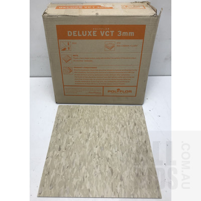 Polyflor Deluxe VCT 3mm Vinyl Floor Tiles -18 Square Metres