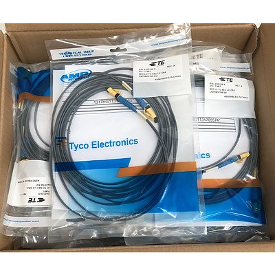 Tyco Electronics (2105139-5) Secure-LC to Secure-LC OS2 5m Cables - Lot of 30 *Brand New