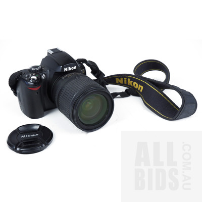 Nikon D40X Digital SLR Camera with 18-185mm Lens and Accessories