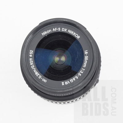 Nikon D5200 Digital SLR Camera with 55-200mm Lens and Extra 18-55mm Lens