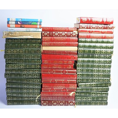 Approximatley 50 Books by Herron Publishing and Others, Great Works of Literature, Hardcover Including Charles Dickens, Victor Hugo and More