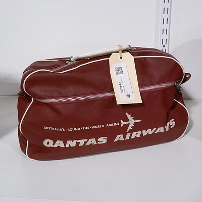 Vintage Qantas Carry On Bag