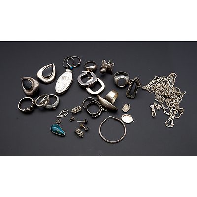 Collection of Sterling Silver Jewellery 124g