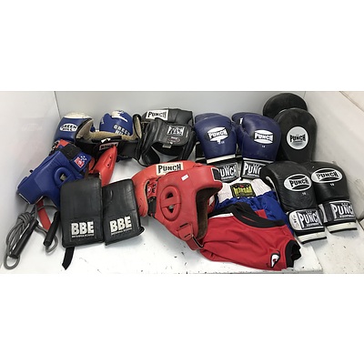 Lot Of Assorted Boxing Accessories