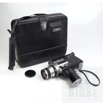 Vintage Canon Auto Zoom 518 SV Super 8 Camera with Original Case