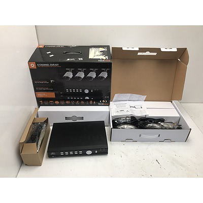 Tech View 8 Channel DVR Kit With 4 High Resolution 700 TV Line Cameras