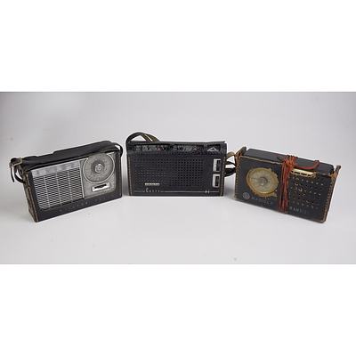 Three Vintage Transistor Radios - Radiola, Astor and HMV (3)