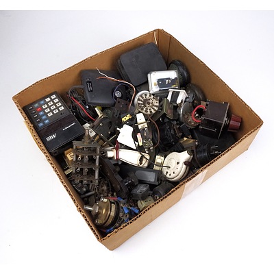Large Assortment of Vintage Electrical, Electronic and Telephone Parts