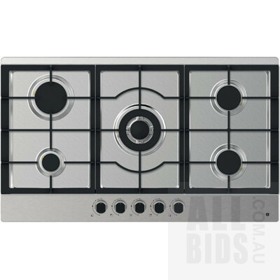 TISIRA TGWF91 90cm Gas Cooktop with Wok Burner - RRP: $849 - Brand New