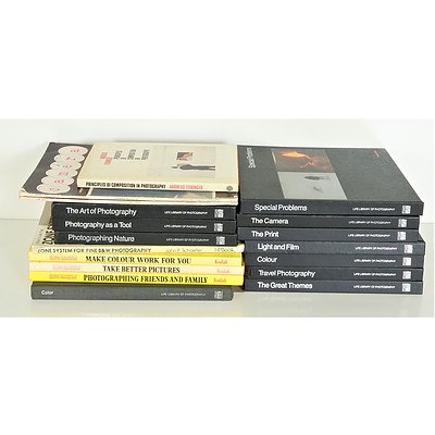 Quantity of Books Relating to Photography Including Ten Timelife Volumes and More
