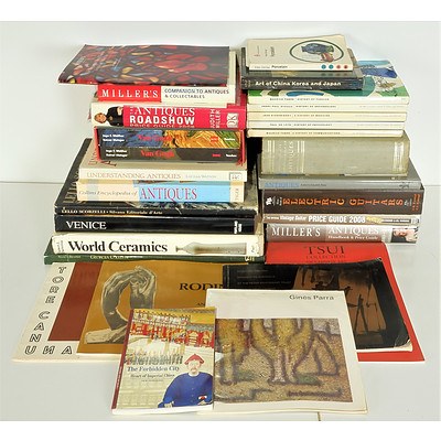 Quantity of Books Mostly Relating to Art Including Georgia O'Keefe by N Frasier, World Ceramics by R J Charleston and  More