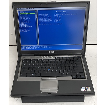 Dell Latitude D620 14-Inch Intel Core 2 Duo (T7200) 2.00GHz CPU Laptop