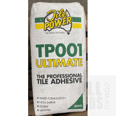 80kg of Tile Adhesive and 10L of Concentrate Tile Adhesive Additive