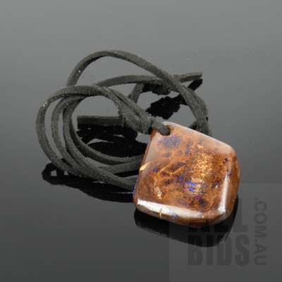 Ironstone and Opal Pendant