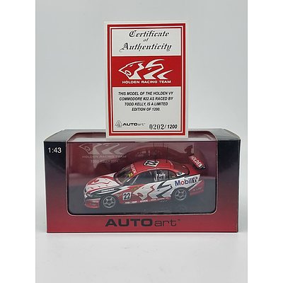 AUTOart 2004 Holden VY Commodore HRT Todd Kelly 202/1200 1:43 Scale Model Car