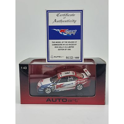 AUTOart 2004 Holden VY Commodore Kmart Racing Rick Kelly 612/1000 1:43 Scale Model Car