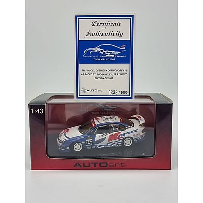 AUTOart 2002 Holden VX Commodore Kmart Racing Todd Kelly 233/3000 1:43 Scale Model Car