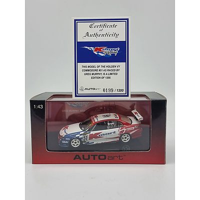 AUTOart 2004 Holden VY Commodore Kmart Racing Greg Murphy 199/1200 1:43 Scale Model Car