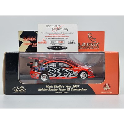 Classic Carlectables 2007 Holden VE Commodore HRT Mark Skaife 1027/2500 1:43 Scale Model Car